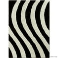 thumbnail image 1 of Allstar Rugs Allstar Modern 3D Wavy Line Design Rug White 4' 11"x6' 11" 5' x 8', 1 of 5