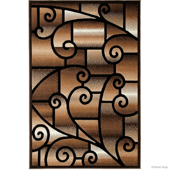 Allstar Rugs Allstar Modern and Chic Traditional Aubusson Rug Chocolate 7' 9"x10' 2" 8' x 10' Traditional,Modern & Contemporary