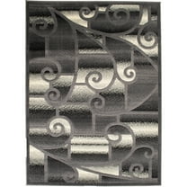 Allstar Rugs Allstar Modern and Chic Traditional Aubusson Rug Gray 5' 2"x7' 1" 5' x 8' Modern & Contemporary