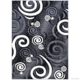 thumbnail image 1 of Allstar Rugs Allstar Modern with Abstract Swirl Design Rug Smoked Gray 5' 2"x7' 0" 5' x 8', 1 of 5