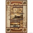 thumbnail image 1 of Allstar Rugs Allstar Rustic Lodge Assorted Collection Rug 5' 2"x7' 1" 5' x 8', 1 of 5