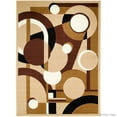 thumbnail image 1 of Allstar Rugs Allstar Ultra-soft Geometric Shape Variety Rug Beige 5' 2"x7' 0" 5' x 8', 1 of 5