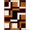 thumbnail image 1 of Allstar Rugs Allstar Ultra-soft Modern Geometric Rug Burgundy 5' 2"x7' 0" 5' x 8', 1 of 5