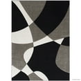 thumbnail image 1 of Allstar Rugs Allstar Woven Abstract Colorblock Modern Design Rug Black 7' 1"x10' 5" 8' x 10', 1 of 5