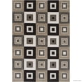 thumbnail image 1 of Allstar Rugs Allstar Woven Colorblock Modern Square Design Rug Champagne 7' 1"x10' 5" 8' x 10', 1 of 5