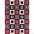 thumbnail image 1 of Allstar Rugs Allstar Woven Colorblock Modern Square Design Rug Red 7' 1"x10' 5" 8' x 10', 1 of 5