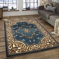 thumbnail image 1 of Allstar Rugs Allstar Woven Floral Printed Rug Light Blue 7' 9"x10' 1" N/A 8' x 10' berber, 1 of 5