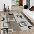 thumbnail image 1 of Allstar Rugs Allstar Woven Geometric Block and Square Design Rug Ivory 5' 2"x7' 1" 5' x 8', 1 of 7