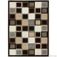 thumbnail image 1 of Allstar Rugs Allstar Woven Geometric Small Block Design Rug Chocolate 5' 2"x7' 1" 5' x 8', 1 of 5