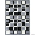 thumbnail image 1 of Allstar Rugs Allstar Woven Geometric Small Block Design Rug Gray 5' 2"x7' 1" 5' x 8', 1 of 5