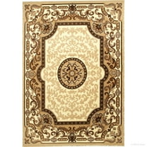 Allstar Rugs Allstar Woven Traditional Area Rug Ivory 7' 9"x10' 1" N/A 8' x 10'