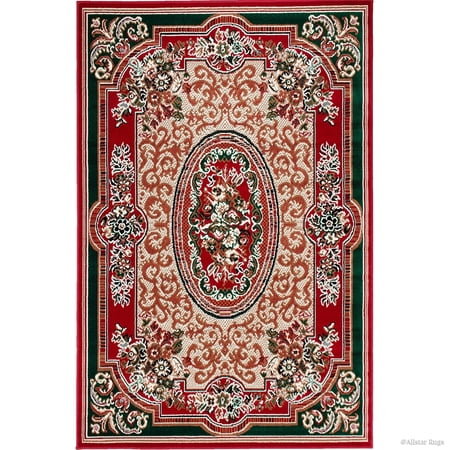Allstar Rugs Allstar Woven Traditional Persian Floral Design Rug 7' 0" x 5' 2" 5' x 8'