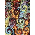 thumbnail image 1 of Allstar Rugs Blue Modern & Contemporary Rectangular Accent Rug, 1 of 12