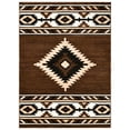 thumbnail image 1 of Allstar Rugs  Cherokee Themed Polypropylene Area Rug 7' 10" x 10' 0" - Mocha, 1 of 5