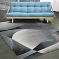 thumbnail image 1 of Allstar Rugs Grey Modern & Contemporary Rectangular Accent Rug, 1 of 12