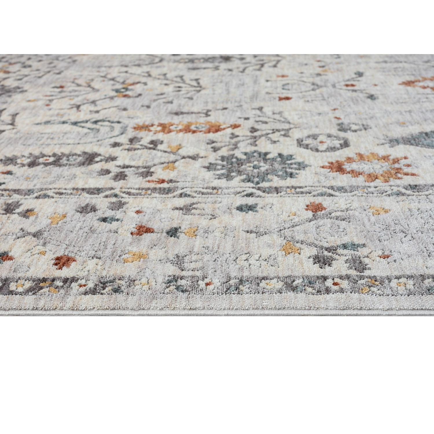 Multicolor Persian Themed Polyester Area Rug Runner