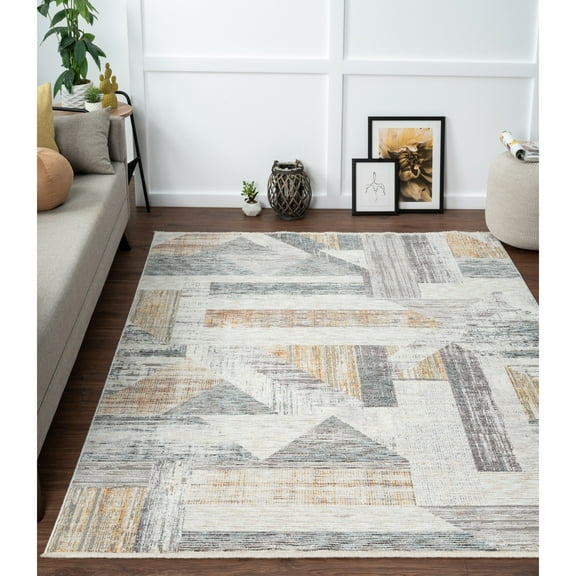Allstar Rugs  Persian Themed Polyester Area Rug 2' 4" x 10' 10"/2' 4" x 10' 10" Runner - Multicolor