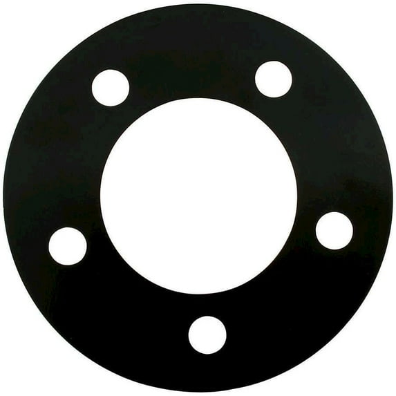 Allstar Wheel Spacer, 5 x 5.00 in Bolt Pattern, 1/8 in Thick, Steel, Black Paint, Each (ALL44125)