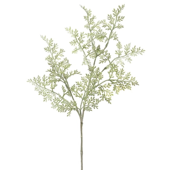 Allstate Dusty Miller Fern Artificial Spray - 18" - Green and Gray