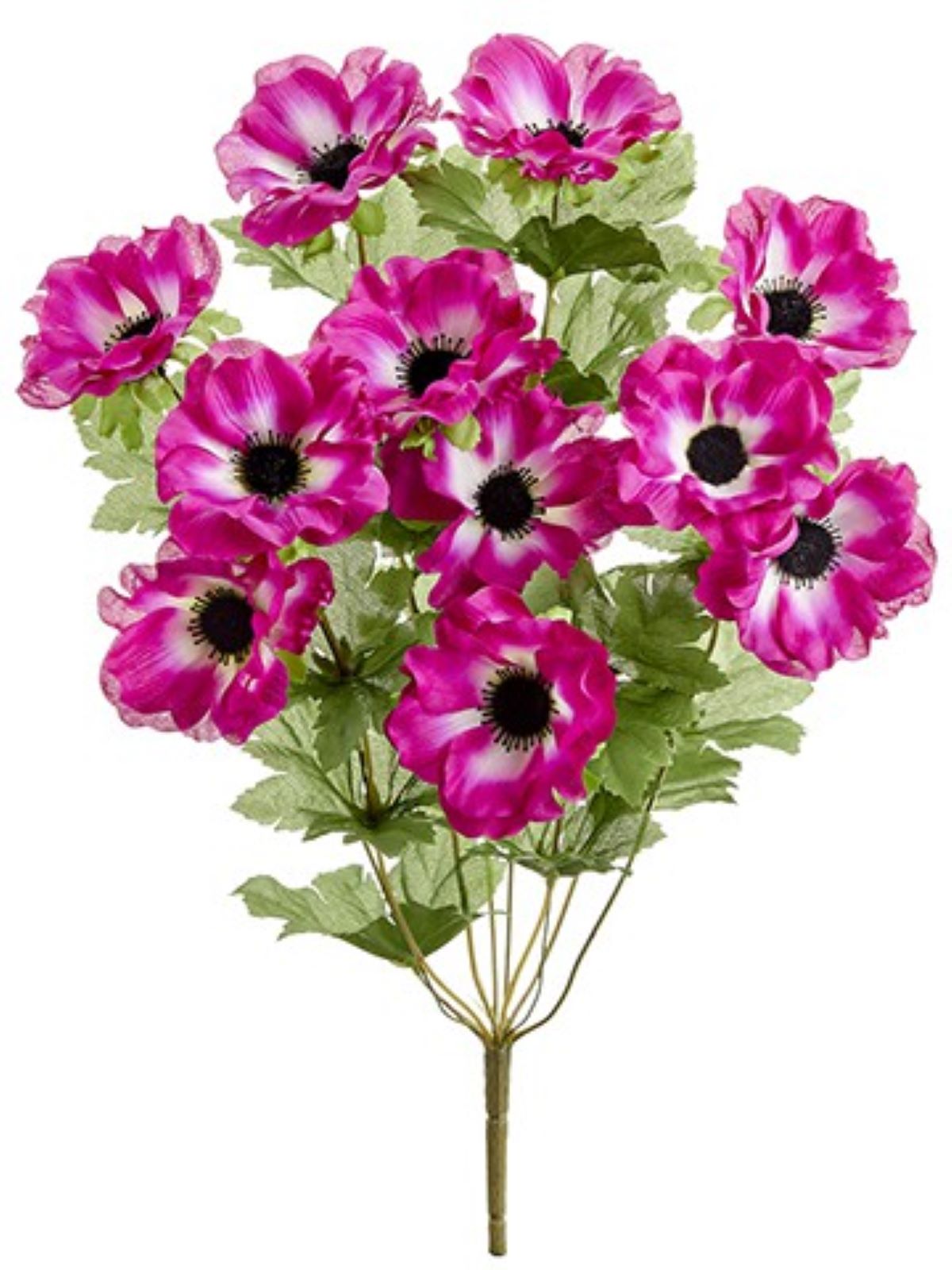 Allstate Anemone Artificial Floral Bush Spray - 19