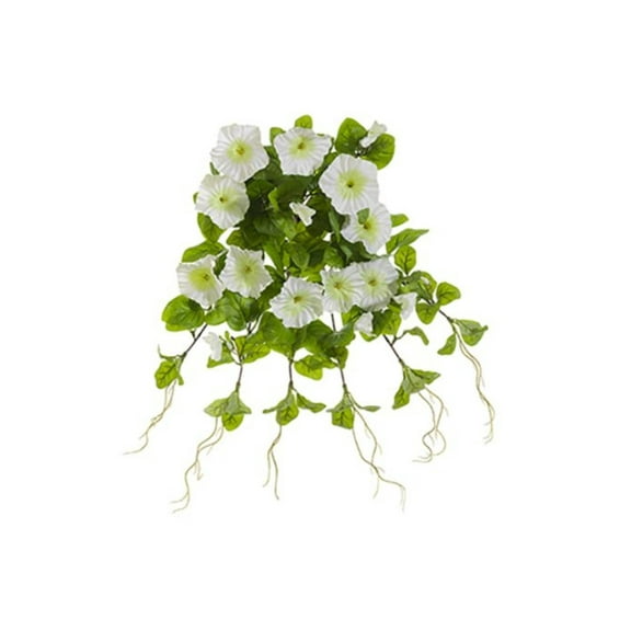 Allstate Artificial Petunia Floral Bush Spray - 20" - White