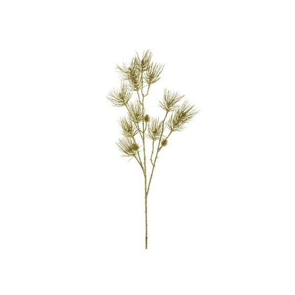 Allstate 34" Glittered Pine with Mini Pine Cones Artificial Christmas Spray