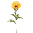 thumbnail image 1 of Allstate Club Pack of 24 Yellow Poppy Flower Artificial Floral Craft Sprays 28", 1 of 2