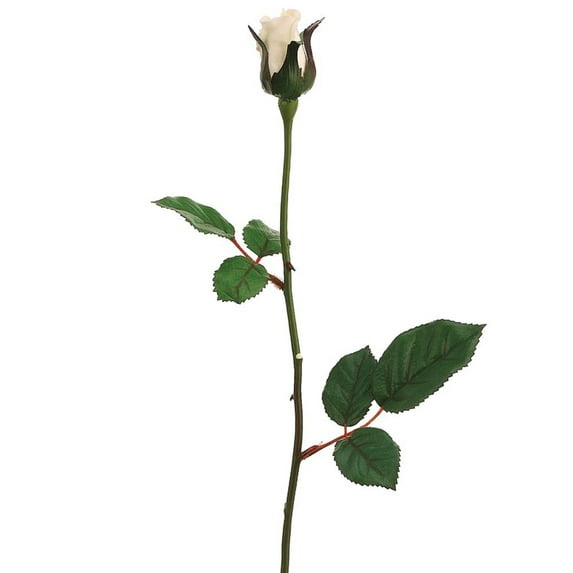 Allstate Single Rose Bud Artificial Stem Spray - 23" - Vanilla - Set of 48