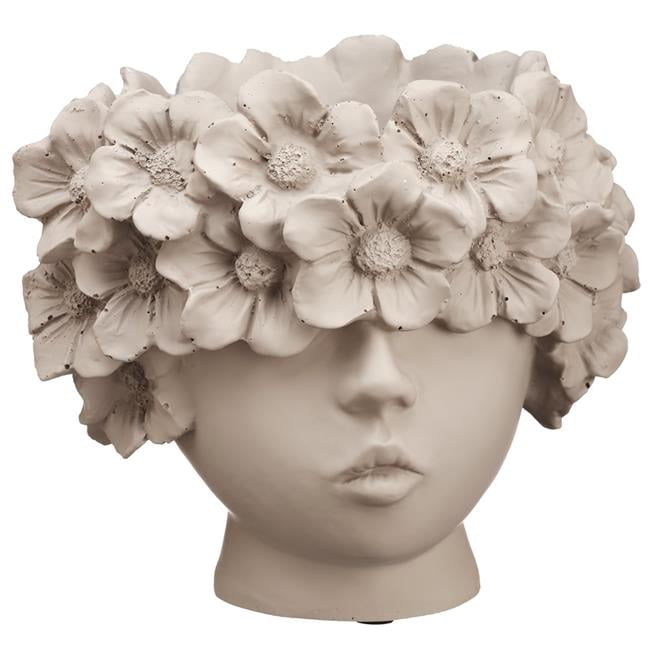 Allstate Floral & Craft ACP003-TU 7.75 in. Garden Flw Lady Planter - Pack of 2