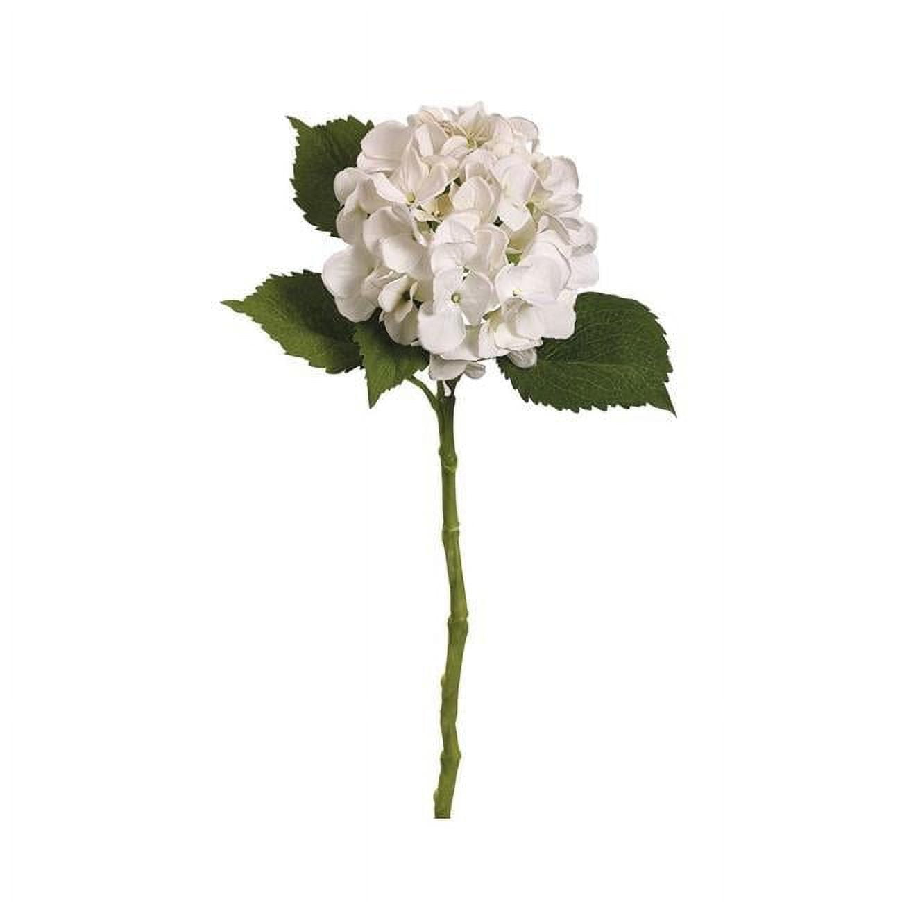 Allstate Floral & Craft FSH363-WH 19 in. Silk Hydrangea Flower