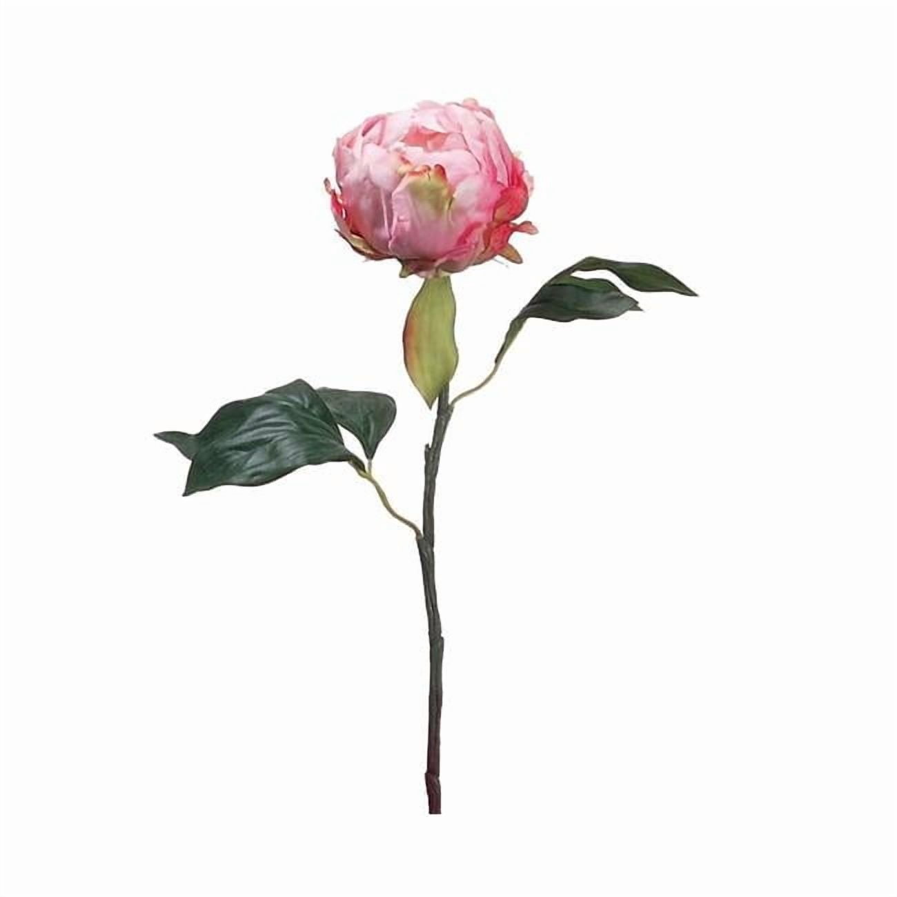 Allstate Floral & Craft 18 in. Faux Peony Bud Flower Spray - Pink ...