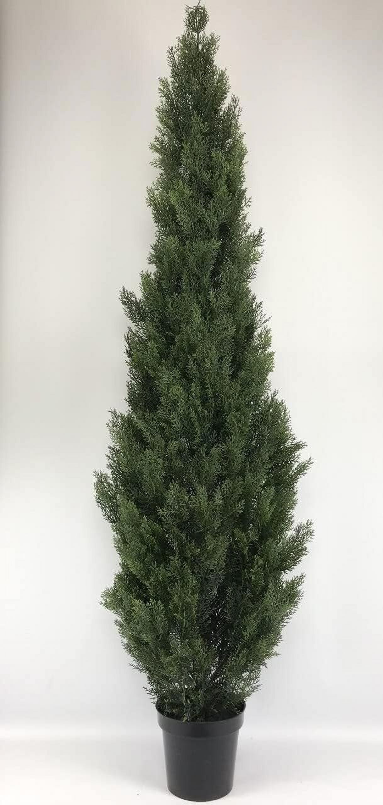 Allstate Floral Plastic Artificial Plants 7 Foot Tall Cedar Topiary ...