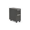 thumbnail image 1 of Allsteel® Radii Mobile Legal File Cabinet with 2 Drawers, Flint, 1 of 2