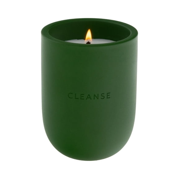 Allswell Cleanse (Fresh Orange + Sage Leaf + Sea Salt) Scented 1-Wick Ceramic Jar Spa Candle 10oz.