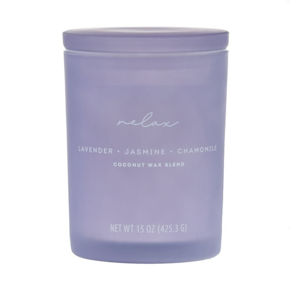 Allswell 15oz Scented 2-Wick Spa Candle - Relax (Lavender + Jasmine + Chamomille)