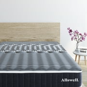 Allswell 2 5-Zone Cooling Titanium Memory Foam Mattress Topper, Queen