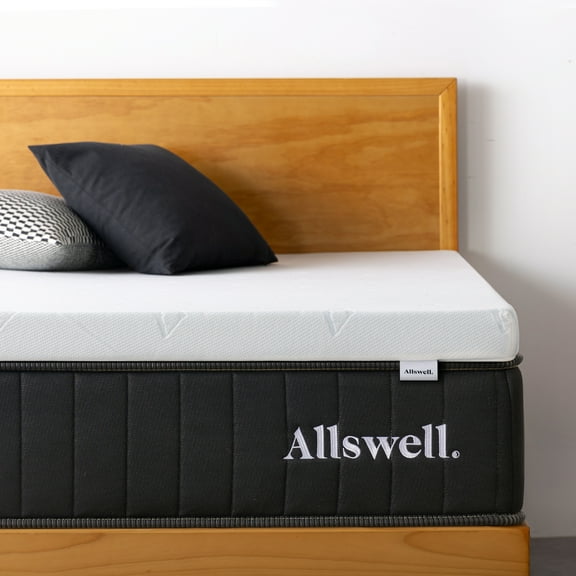 Allswell 3" Covered Memory Foam Mattress Topper, King
