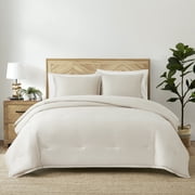 Allswell 3-Piece 400 Thread Count Cream Glaze Cotton Lyocell Blend Comforter Set, Adult Full/Queen