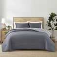 thumbnail image 1 of Allswell 3-Piece 400 Thread Count Gray Cotton Lyocell Blend Comforter Set, Adult King, 1 of 7