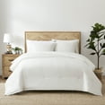 thumbnail image 1 of Allswell 3-Piece 400 Thread Count White Cotton Lyocell Blend Comforter Set, Adult Full/Queen, 1 of 7