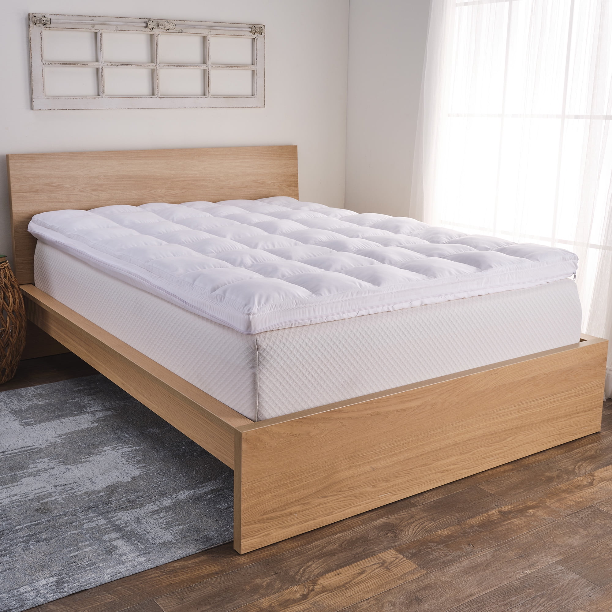 Allswell 3" Pillow Top Mattress Topper Featuring Isotonic+ Memory Foam ...