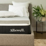 Allswell 3" Sleep Cool Memory Foam Mattress Topper Infused with Graphite, Full