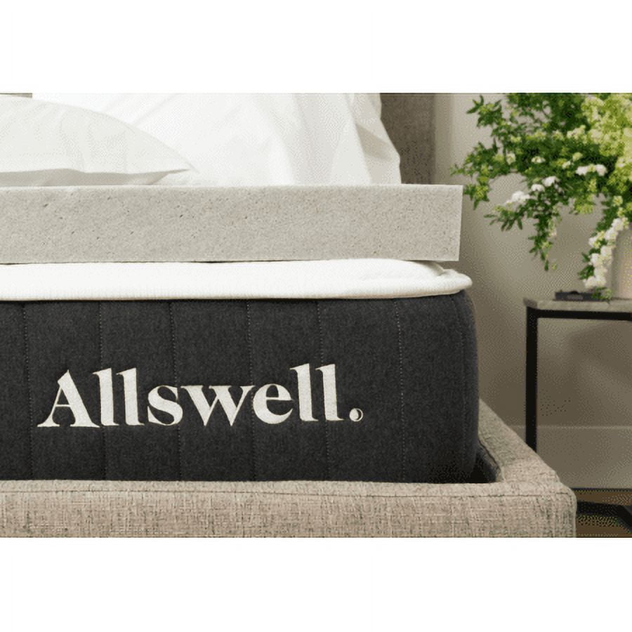Allswell 3" Sleep Cool Memory Foam Mattress Topper Infused with