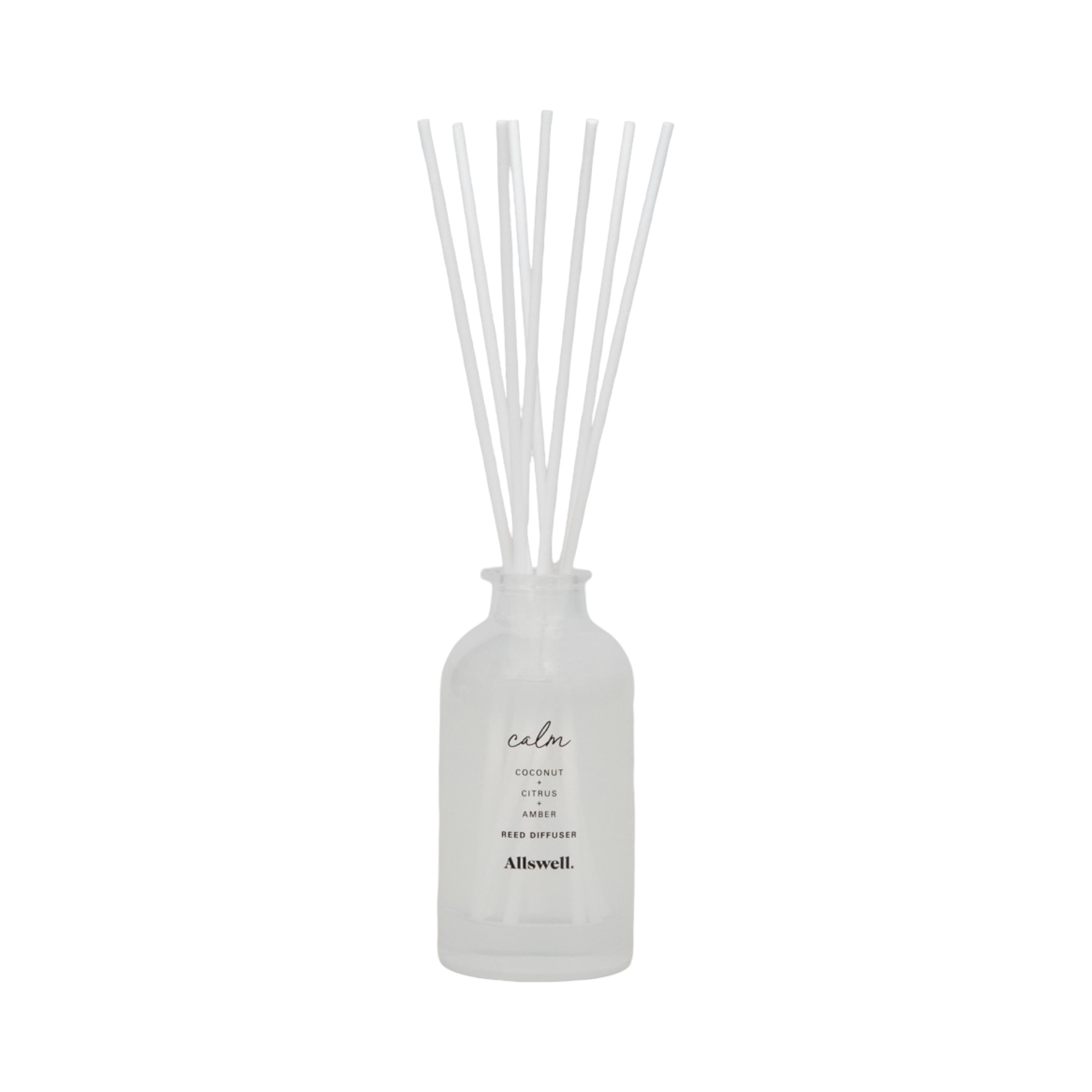 Allswell Calm (Coconut + Citrus + Amber) Scented Reed Diffuser 3 fl oz ...