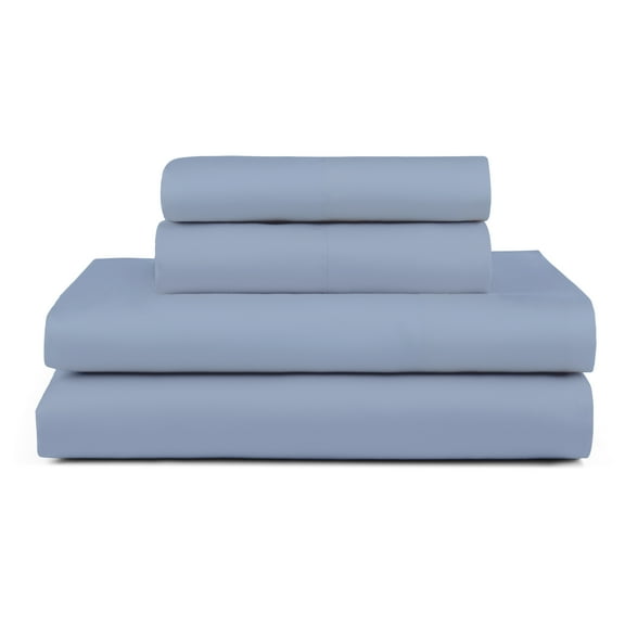 Allswell 4-Piece Soft & Silky Luxury 100% TENCELâ„¢ Sheets Set, Blue Water, Queen