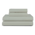 thumbnail image 1 of Allswell 100% TENCEL™ Lyocell Sateen Sheet Set, 4-Piece Queen Bedding Set, Smoke Grey, 320 Thread Count, 1 of 10