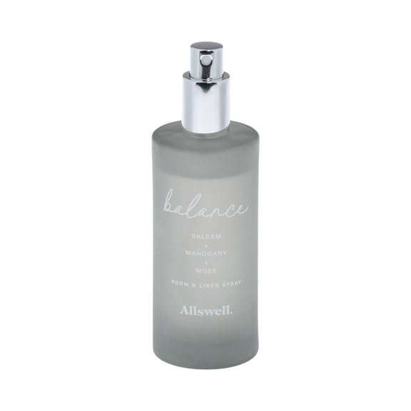 Allswell Balance (Balsam Mahogany Musk) Scented Room and Linen Spray 3.4 Fl Oz (100mL).
