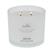 Allswell Calm (Coconut + Citrus + Amber) Scented 4-Wick Spa Jar Candle 40.2oz.