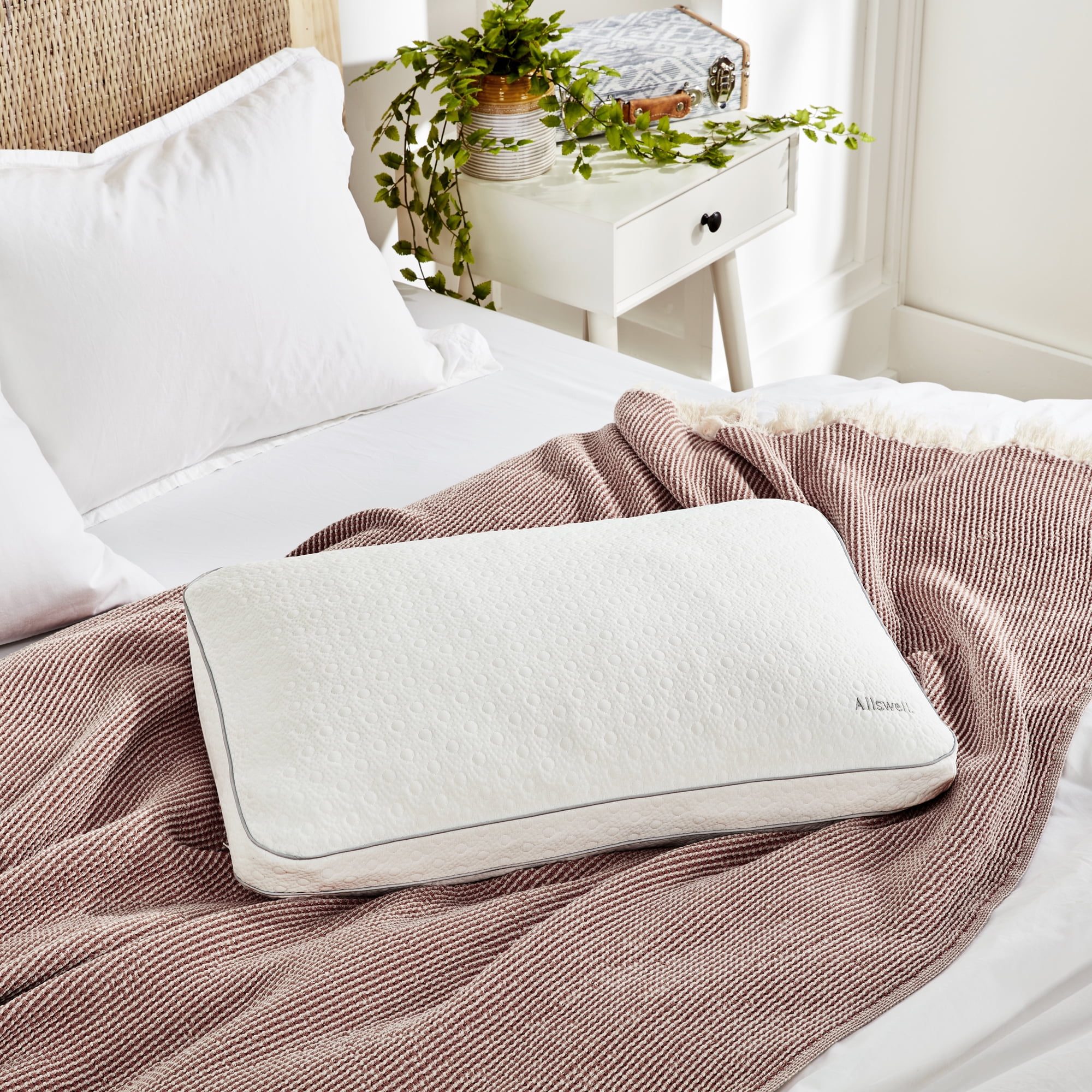 Allswell Side Sleeper Memory Foam Pillow, Standard/Queen