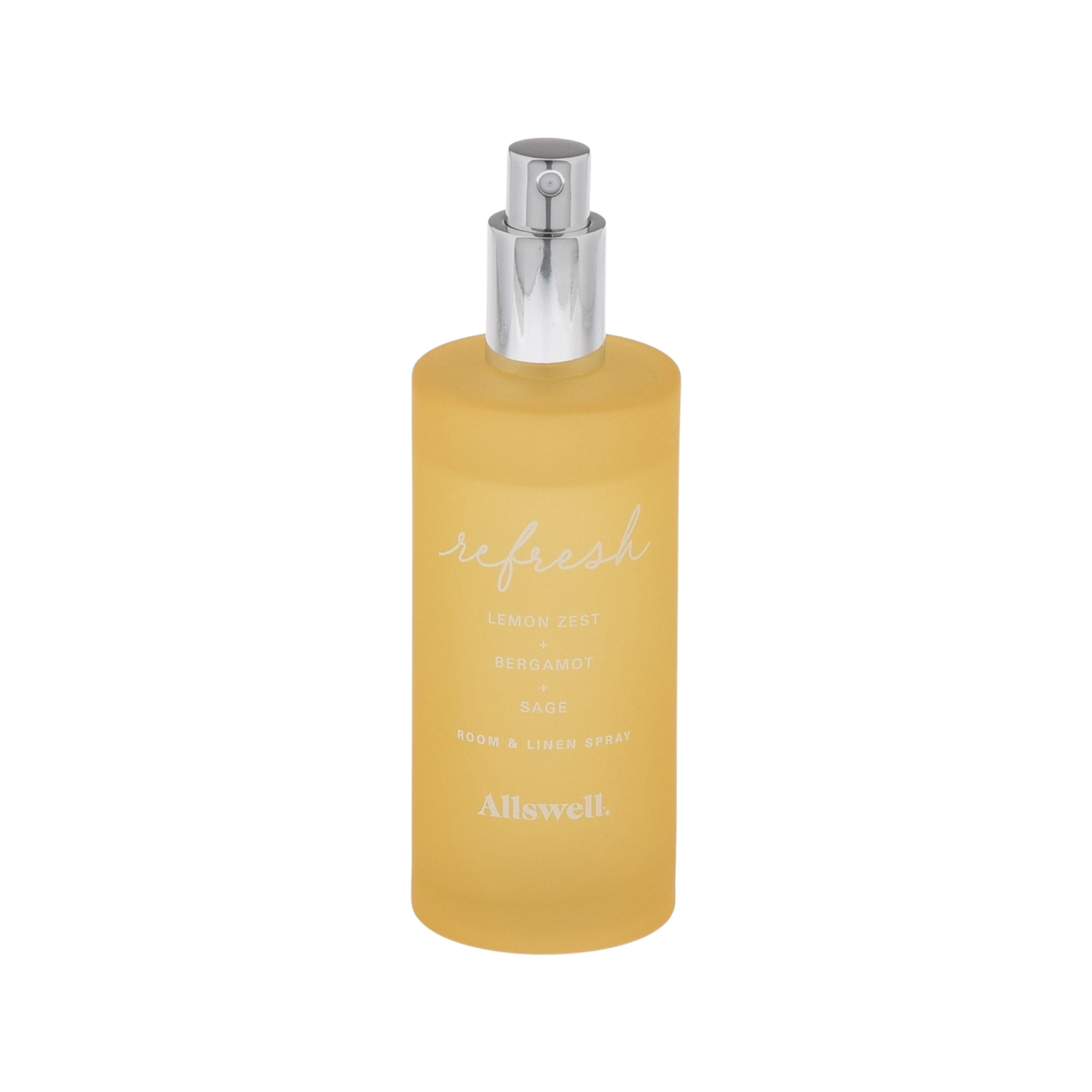 Allswell Refresh Lemon Zest Bergamot Sage Scented Room Linen Spray